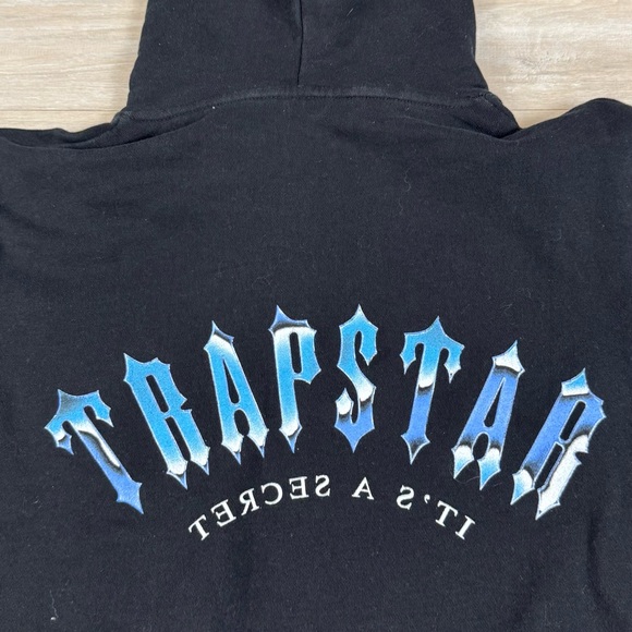 Trapstar "It's a Secret" Pullover Hoodie Streetwear Jay Z Black Men's Size M - Picture 5 of 5
